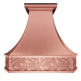 handmade copper range hood
