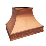 ELITE Chicago Warm-toned Custom Copper Fireplace Hoods EL7-C10