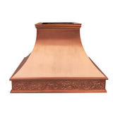 ELITE Chicago Warm-toned Custom Copper Fireplace Hoods EL7-C10