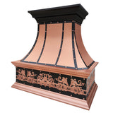 ELITE Handcrafted Copper Kitchen Range Hoods