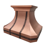 ELITE Texas Custom Classic Copper Range Hood Cover EL3-C07