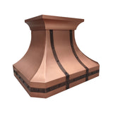 ELITE Texas Custom Classic Copper Range Hood Cover EL3-C07