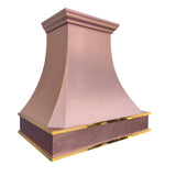 ELITE Texas Refined Copper Kitchen Exhaust Hood