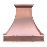 ELITE Texas Refined Copper Kitchen Exhaust Hood