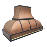 Elite California Custom Weathered Copper Kitchen Hood EL2-C03