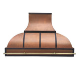 Elite California Custom Weathered Copper Kitchen Hood EL2-C03