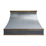 Elite California Minimalist Custom Zinc Vent Hoods for Kitchens EL7-Z01
