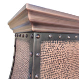 Elite California Retro Custom Hammered Copper Range Hood EL3-C06