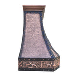 Elite California Retro Custom Hammered Copper Range Hood EL3-C06