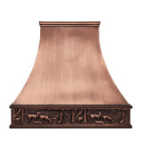 Elite Houston Modern Custom Copper Stove Vent Hood EL7-C08