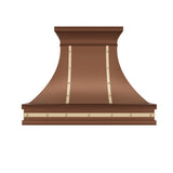 Elite San Francisco Sleek Custom Kitchen Copper Vent Hood EL7-C13