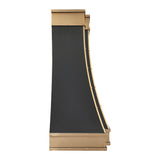 ELITE Huston Custom Stainless Kitchen Range Hood with Brass Straps 34"W x 51"H x 22"D-In Stock