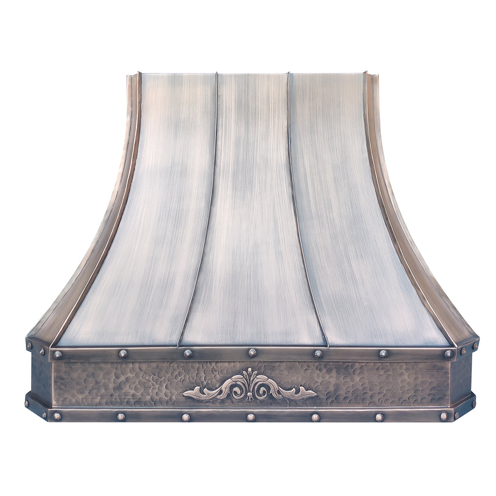 wall mount copper kitchen range hoods