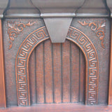 Eliterangehood box shape custom kitchen range hood with hammered texture