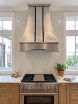 ELITE Florida Classic Custom Stainless Steel Range Hood with Arch EL7-S12