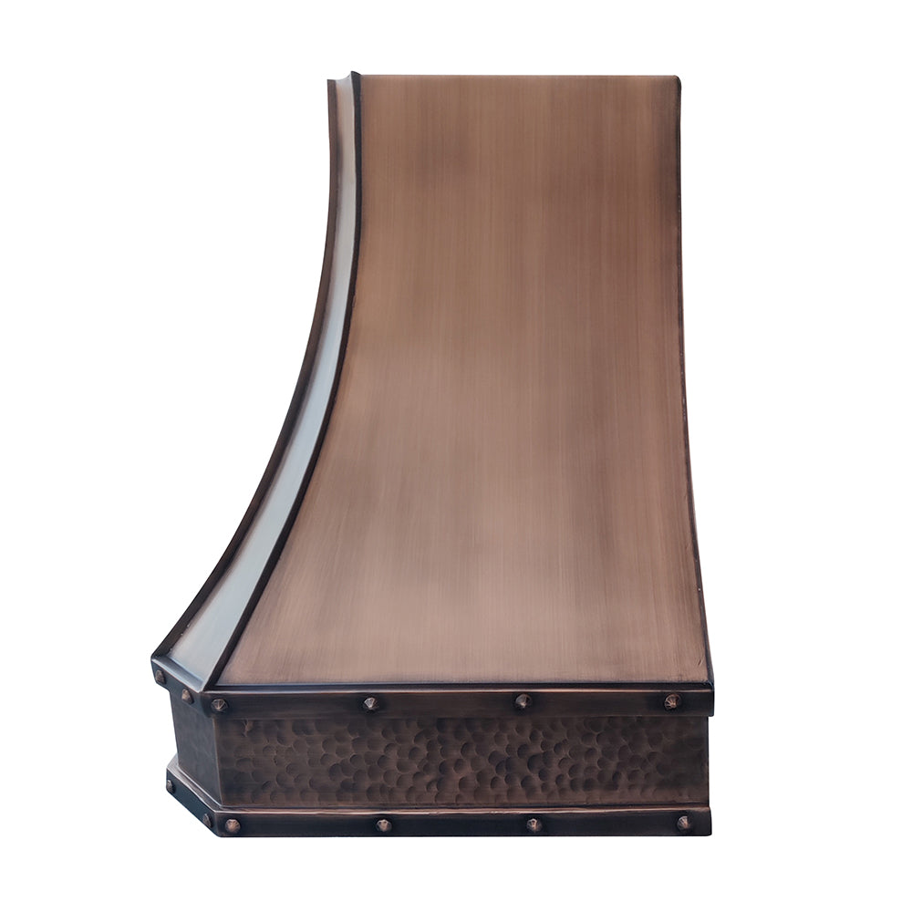 wall mount copper copper kitchen range hoods