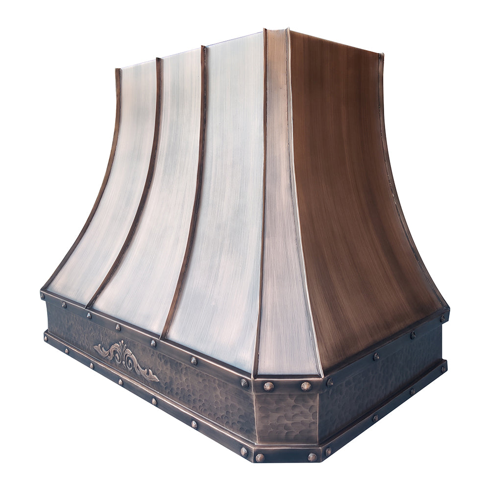 wall mount copper copper kitchen range hoods