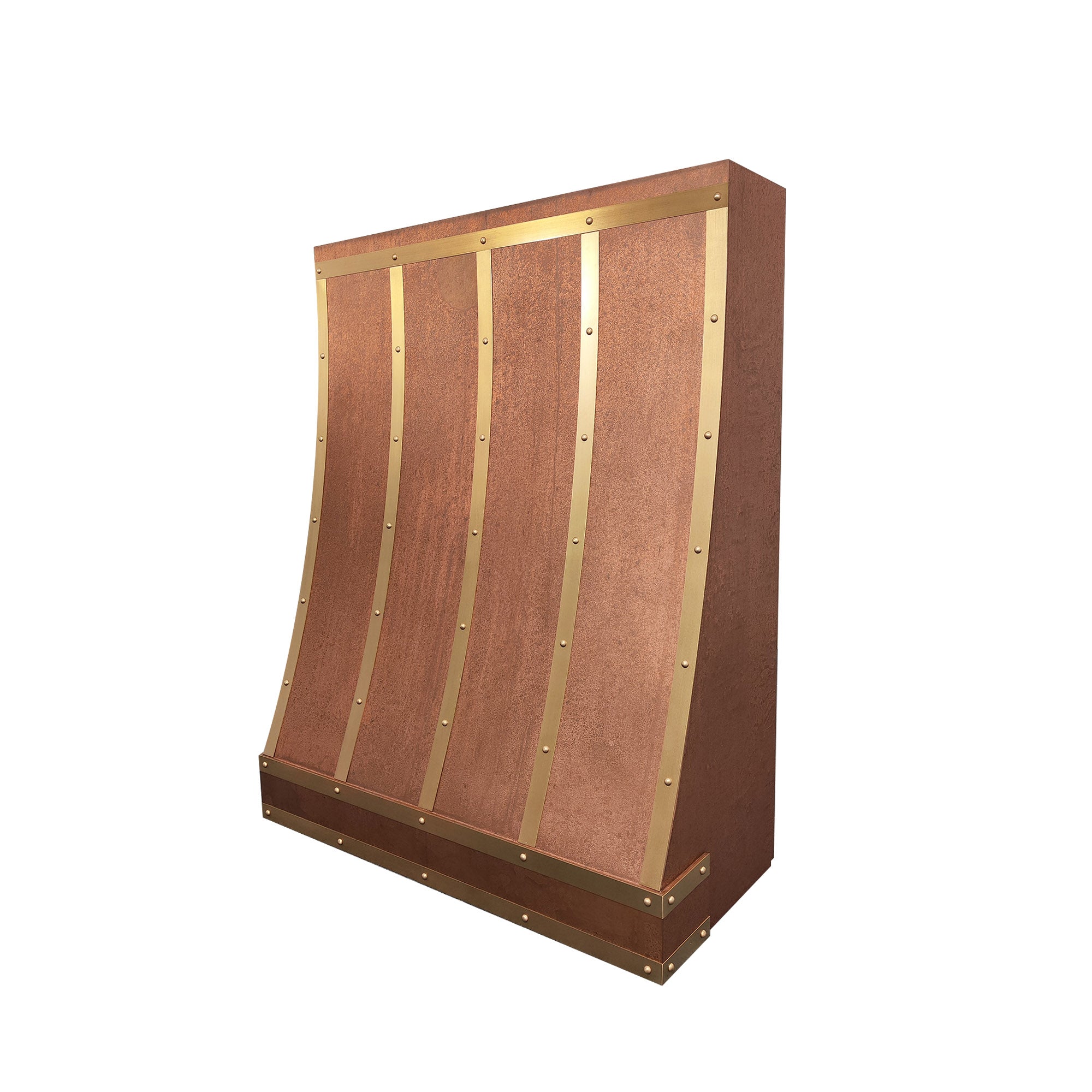 ELITE Retro Weathered Copper Kitchen Exhaust Hood