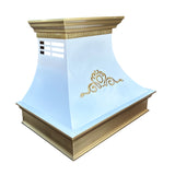 ELITE Classic Custom Brass Vent Hoods for Kitchens EL3-B06