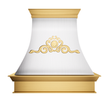 ELITE Classic Custom Brass Vent Hoods for Kitchens EL3-B06