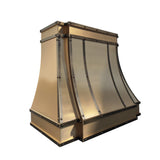 ELITE Vintage Custom Brass Vent Hoods for Kitchens