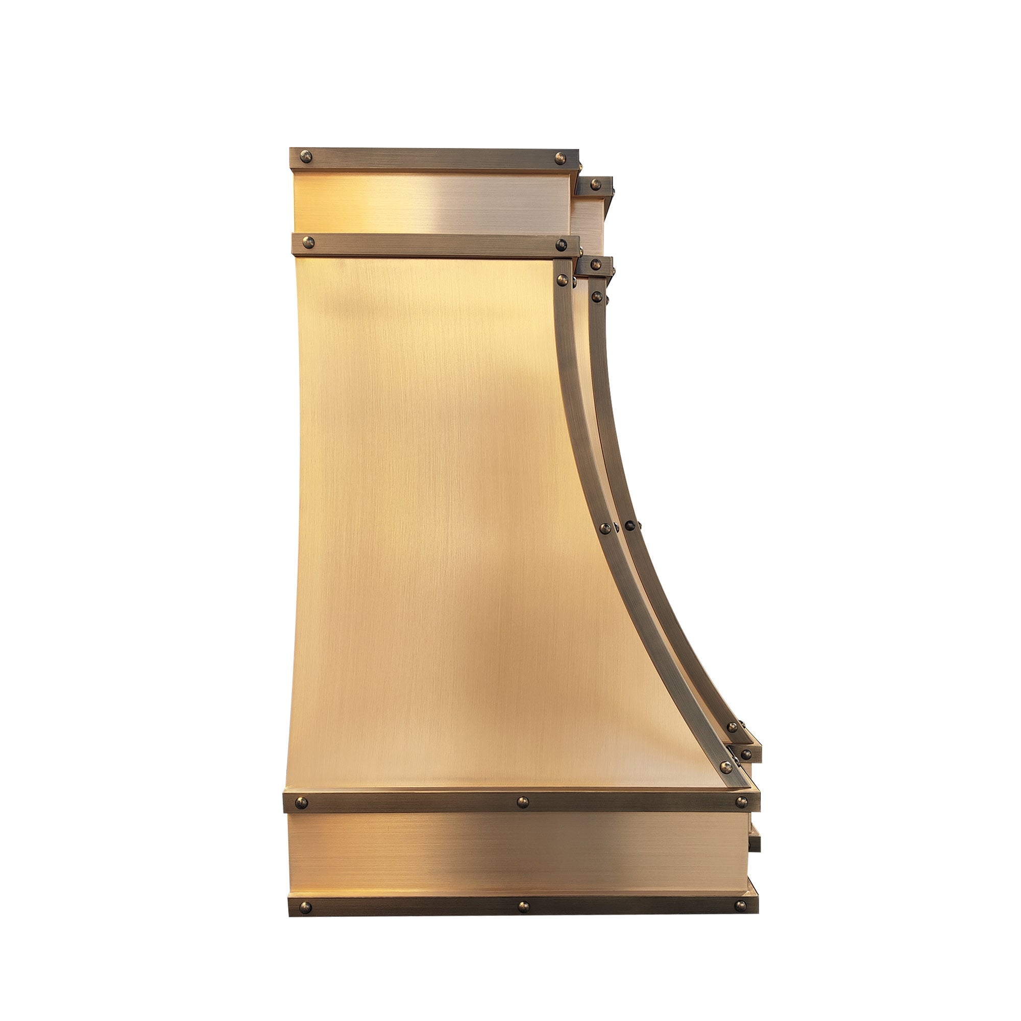 ELITE Vintage Custom Brass Vent Hoods for Kitchens