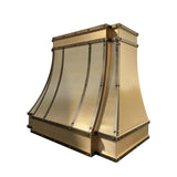 ELITE Vintage Custom Brass Vent Hoods for Kitchens