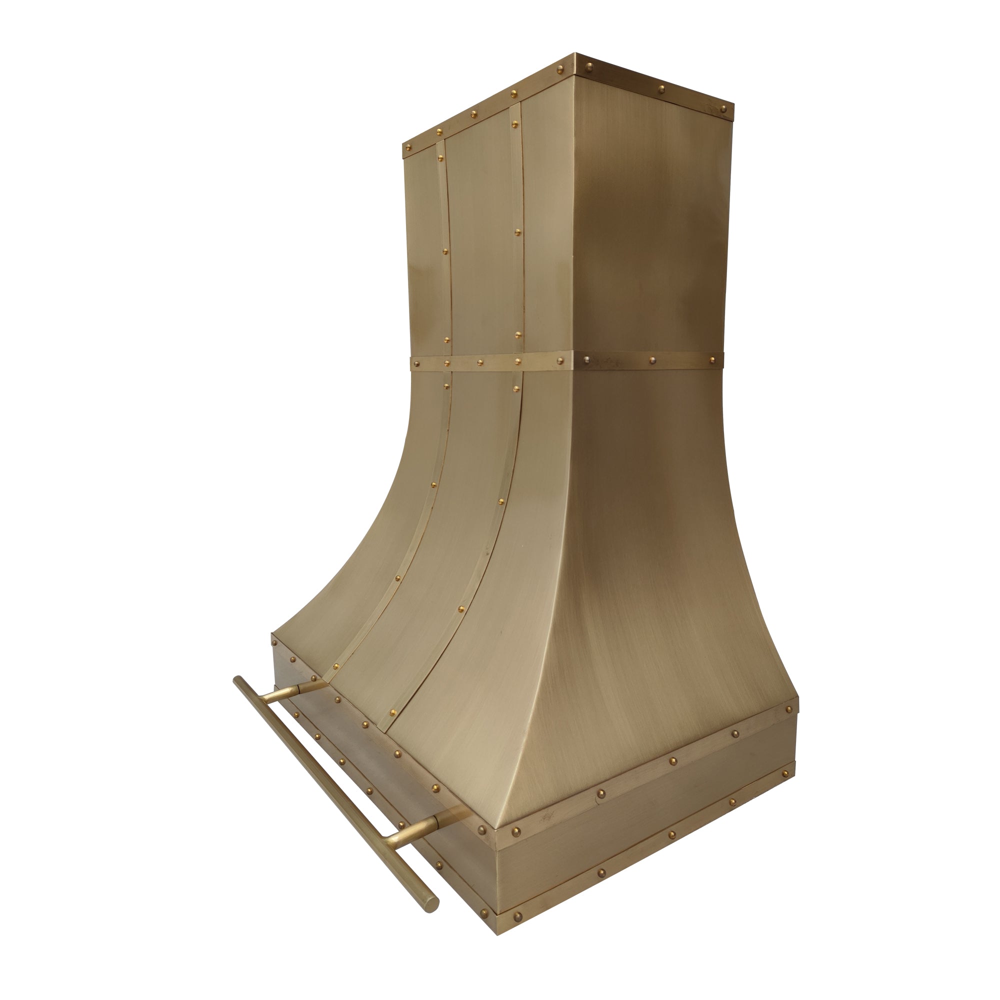 ELITE Houston Contemporary Custom Brass Exhaust Hood