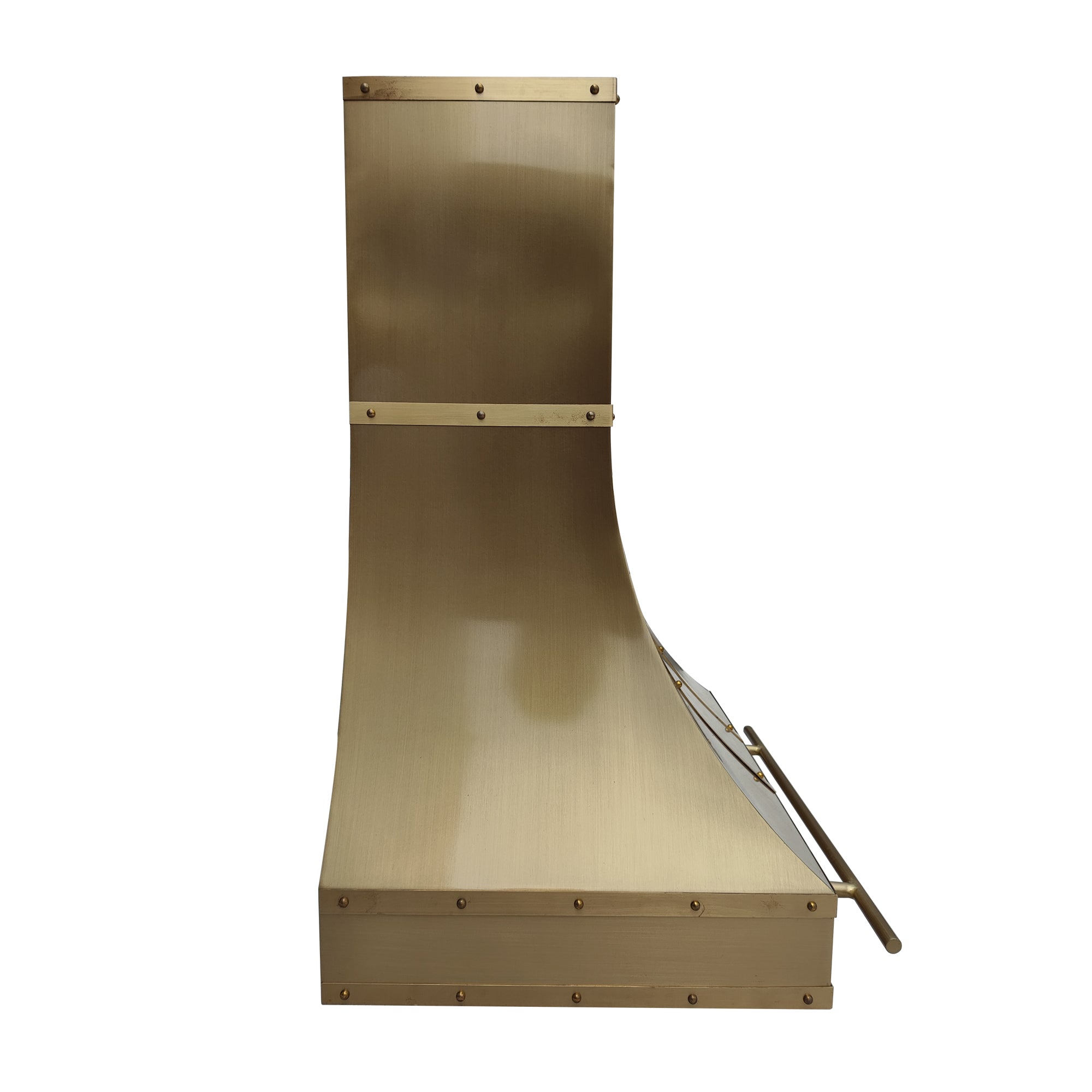 ELITE Houston Contemporary Custom Brass Exhaust Hood
