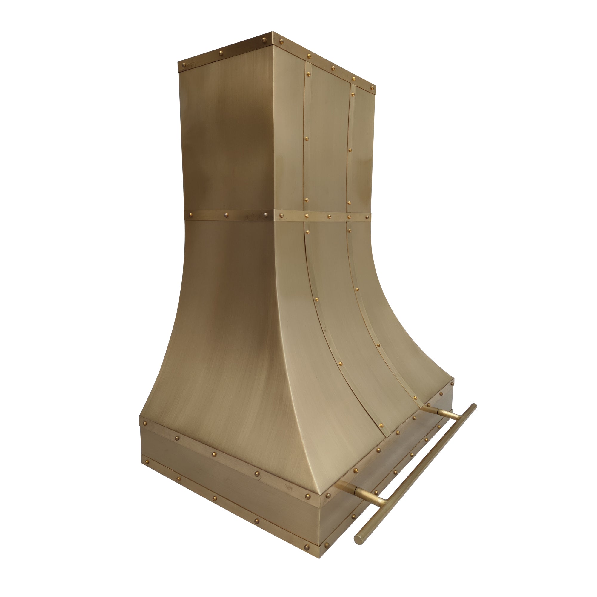 ELITE Houston Contemporary Custom Brass Exhaust Hood
