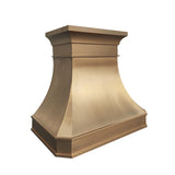 ELITE Houston Luxury Curved Brass Kitchen Range Hoods EL7-B02