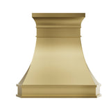 ELITE Houston Luxury Curved Brass Kitchen Range Hoods EL7-B02
