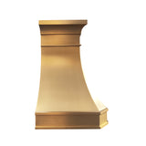 ELITE Houston Luxury Curved Brass Kitchen Range Hoods EL7-B02