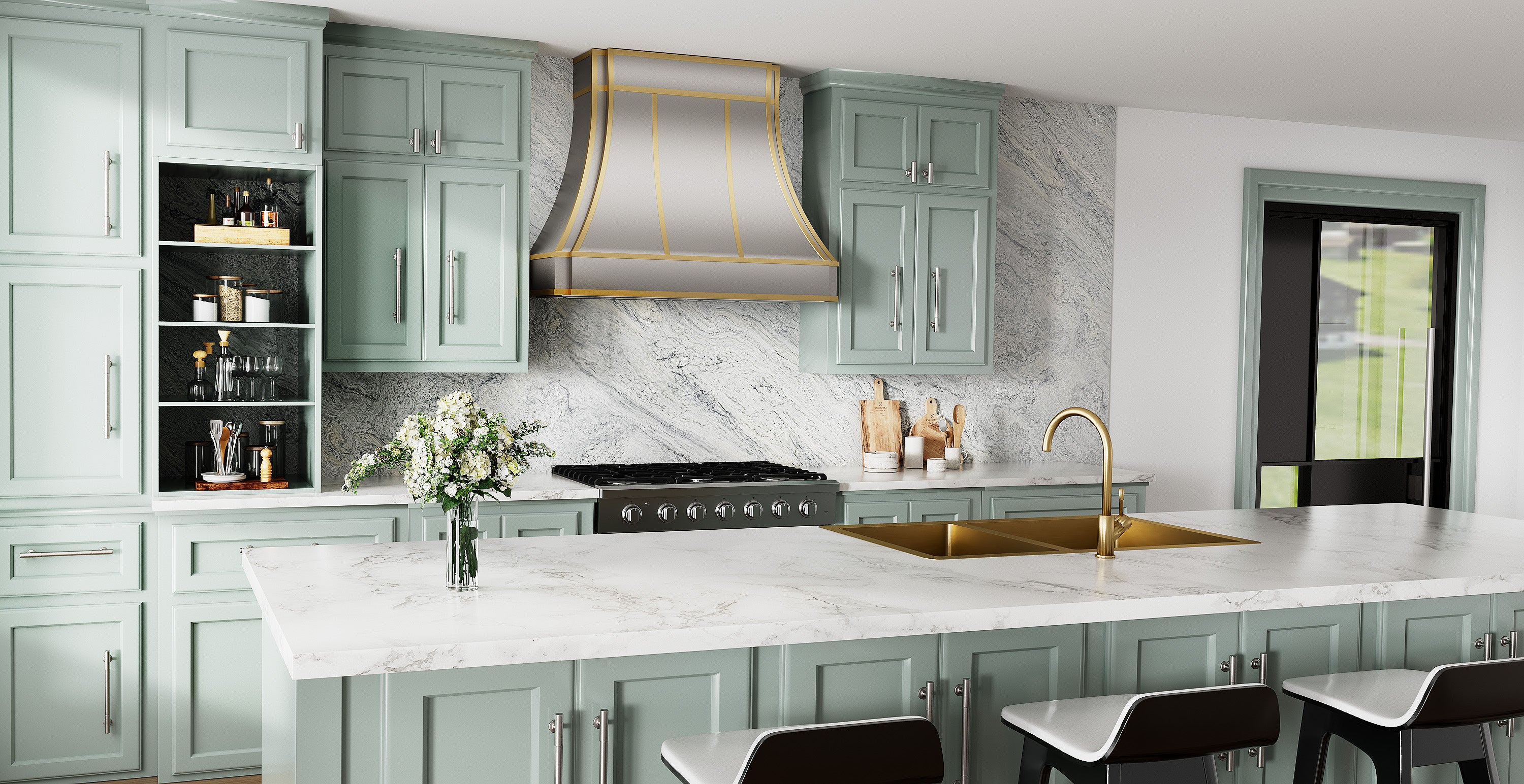 ELITE Sleek Custom Stainless Steel Exhaust Hood