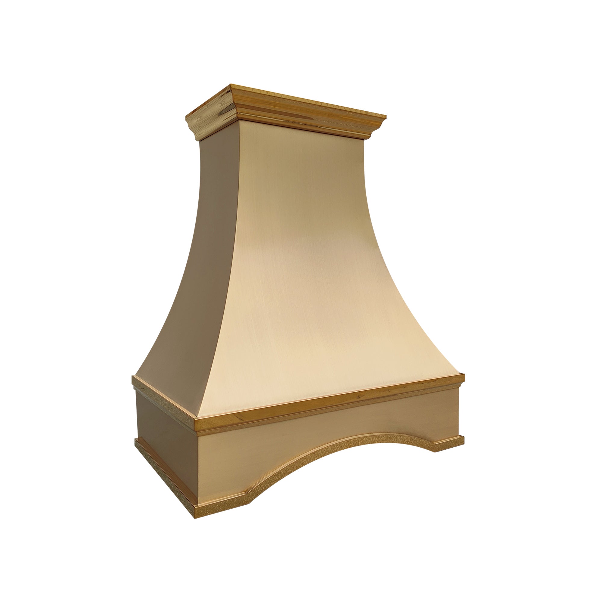 ELITE Houston Sleek Stylish Brass Range Hoods for Stove EL7-B04