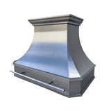 ELITE Huston Custom Sweep Stainless Steel Vent Hoods for Kitchens EL3-S07