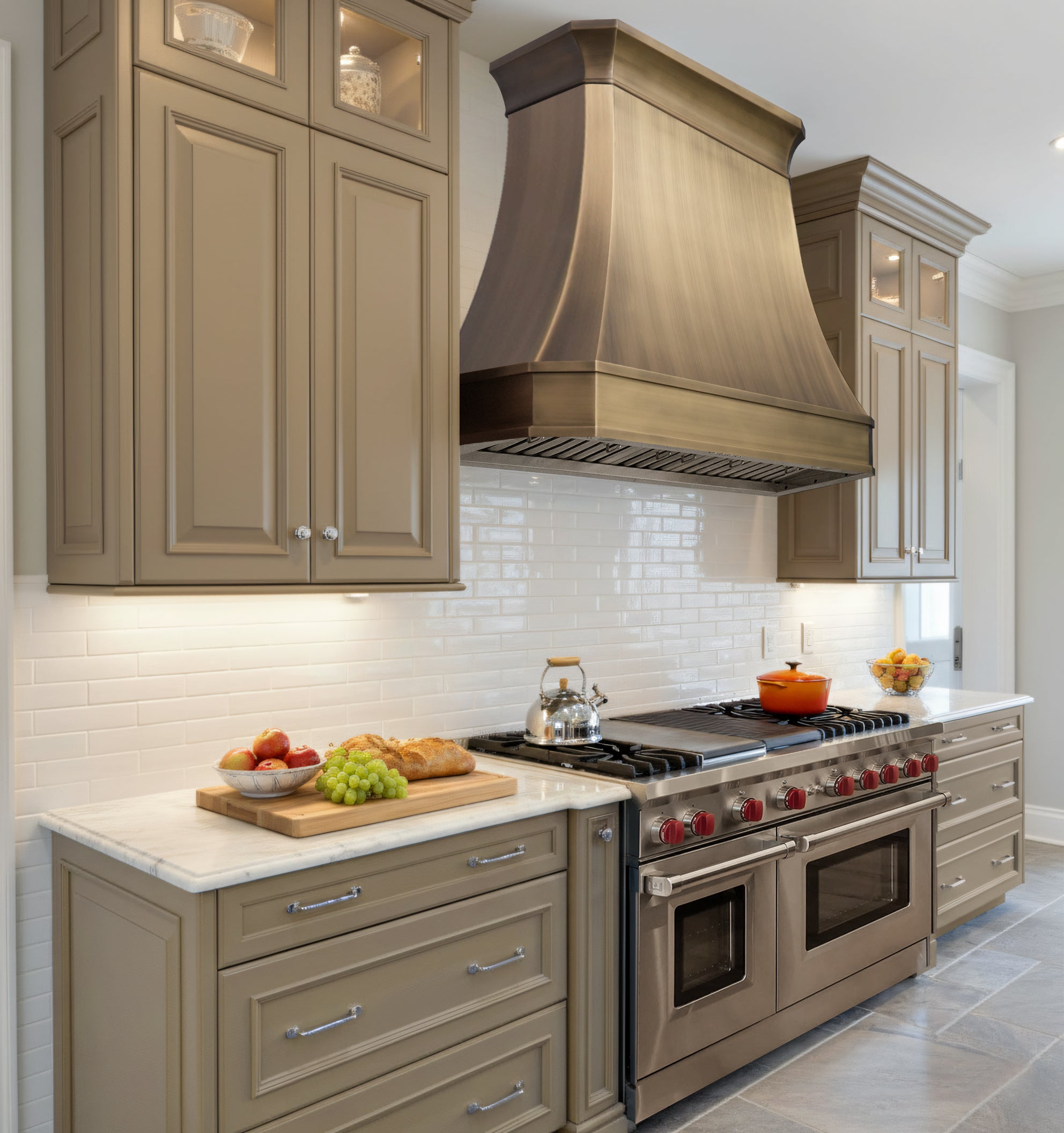 ELITE San Francisco Minimalist Custom Brass Range Hood EL3-B07