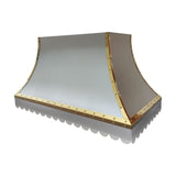 ELITE Curved Custom Stainless Steel Hood Vents for Stoves