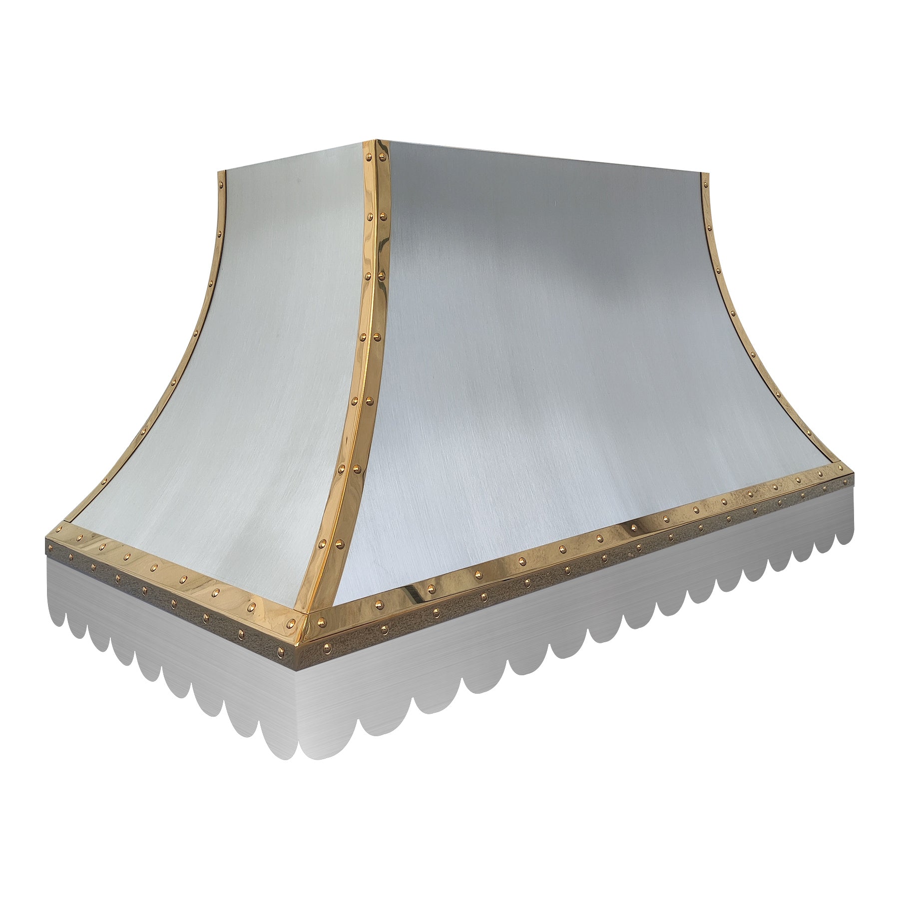 ELITE Curved Custom Stainless Steel Hood Vents for Stoves