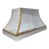 ELITE Curved Custom Stainless Steel Hood Vents for Stoves