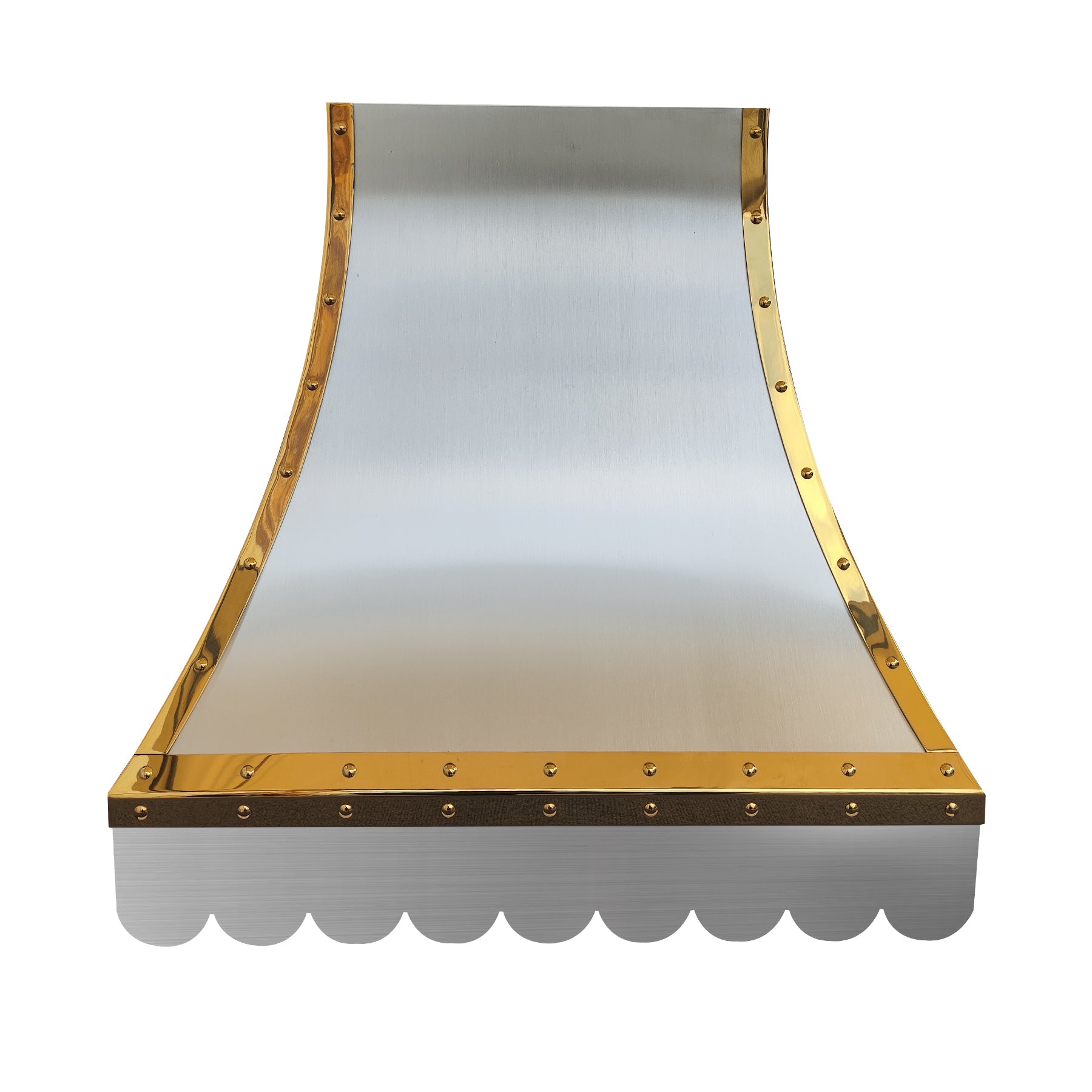 ELITE Curved Custom Stainless Steel Hood Vents for Stoves
