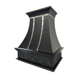 ELITE Texas Custom Black Stainless Steel Range Hood with Patten EL7-S13