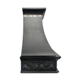 ELITE Texas Custom Black Stainless Steel Range Hood with Patten EL7-S13