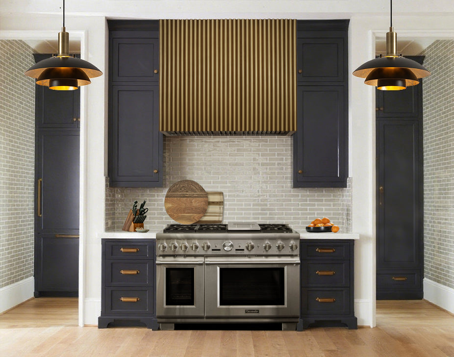 ELITE Texas Custom Handmade Brass Kitchen Exhaust Hood EL5-B01
