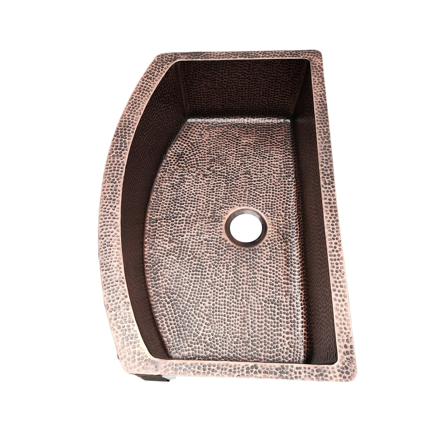 ELITE Antique Hammered Copper Farm-style Kitchen Sinks EL-CS06