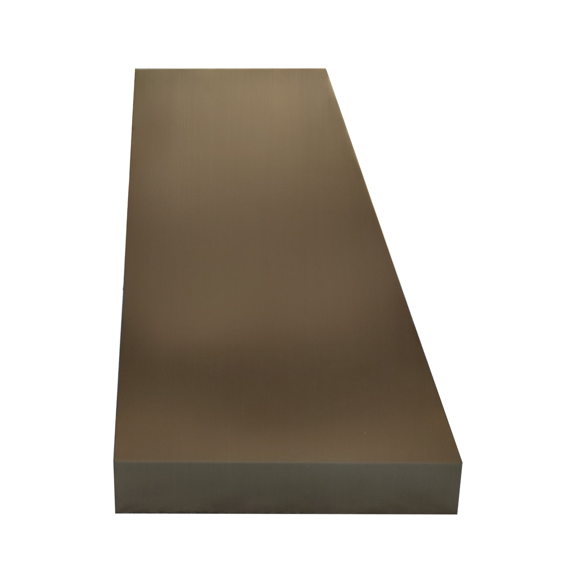 California Minimalist Natural Brass Kitchen Stove Hood