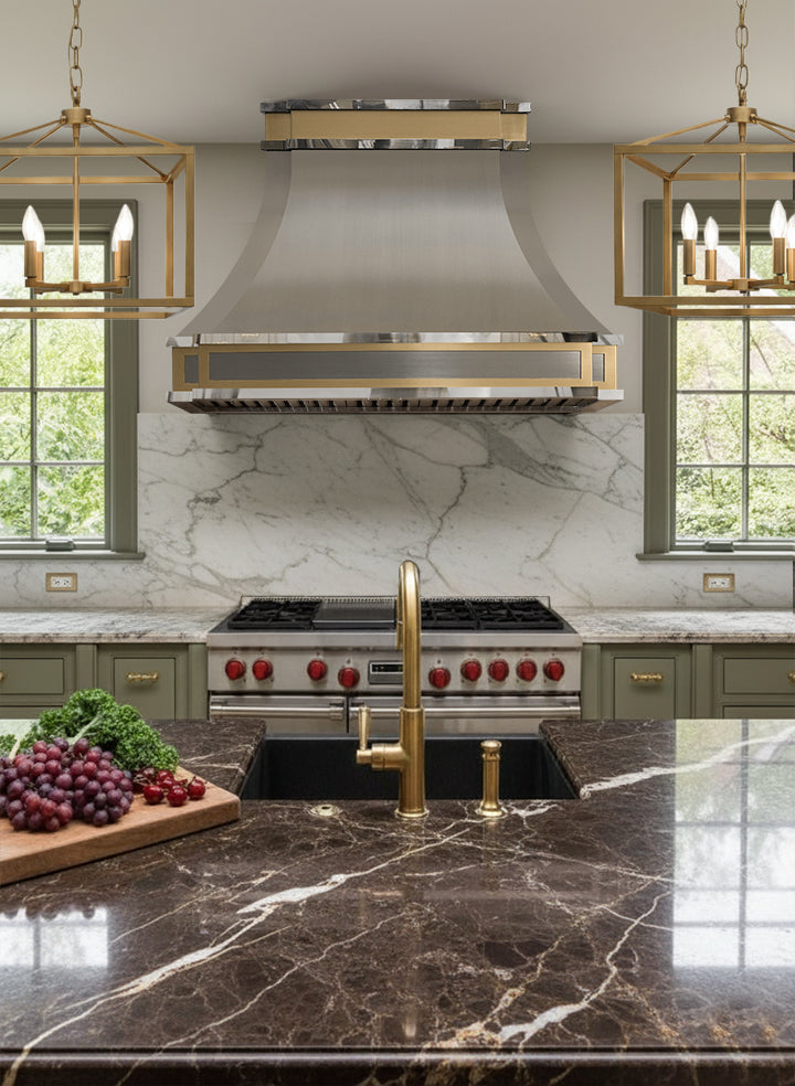 ELITE Chicago Custom Contemporary Stainless Steel Range Hood EL33-S05