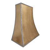 ELITE Chicago Custom Modern Brass Kitchen Stove Hood