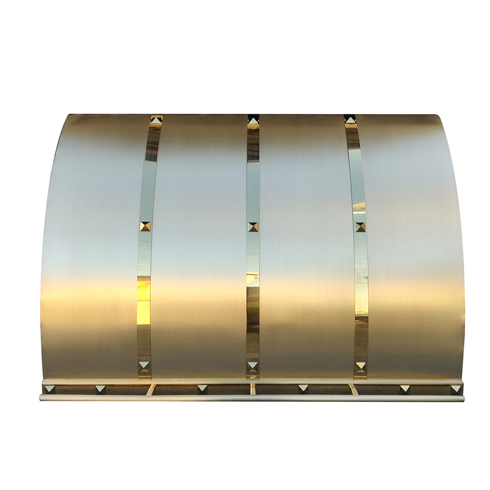 ELITE Chicago Industrial Kitchen Brass Oven Vent Hood
