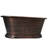 ELITE Classic Vintage Copper Home Bathtub EL-BT05